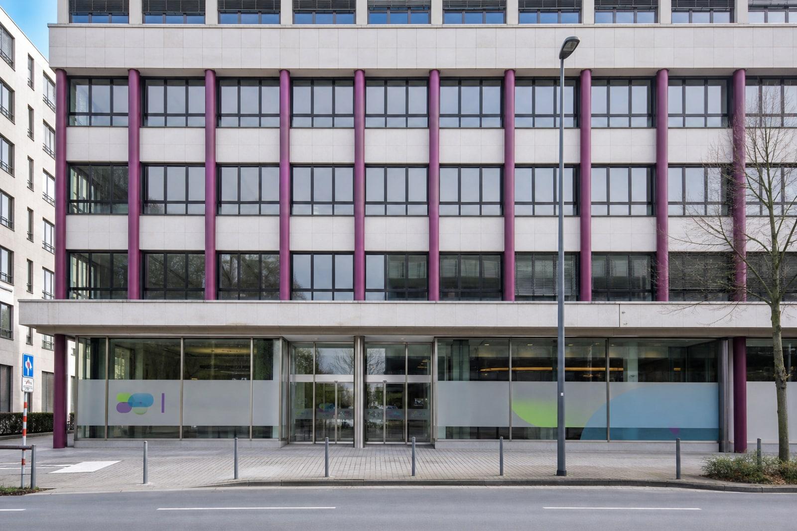 Baussesiicht op de Sëtz vun der Caisse nationale d’assurance pension an der Stad