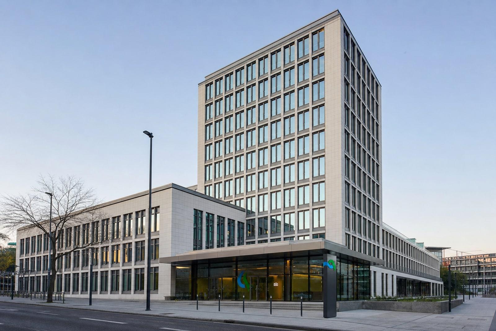 Gebäude der Cité de la sécurité sociale in der Rue Mercier in Luxemburg-Stadt, Sitz der CNS