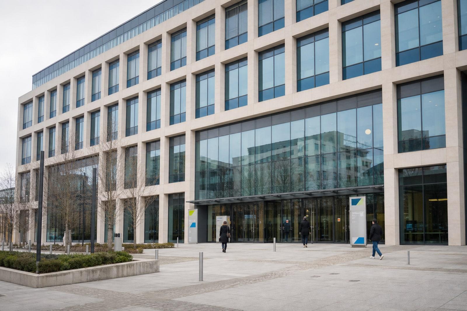 Gebäude der Cité de la sécurité sociale mit Sitz der CNS in Luxemburg-Stadt