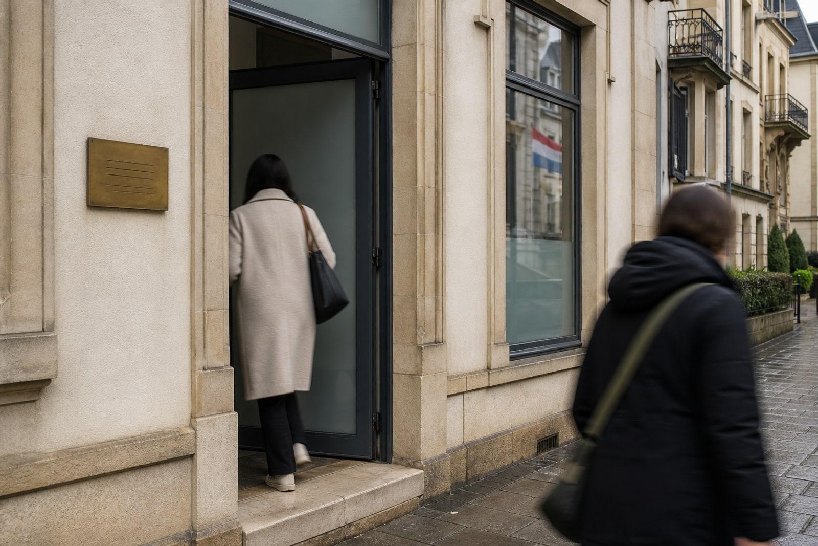 Vue extérieure illustrative d’un cabinet médical ambulatoire à Luxembourg-Ville