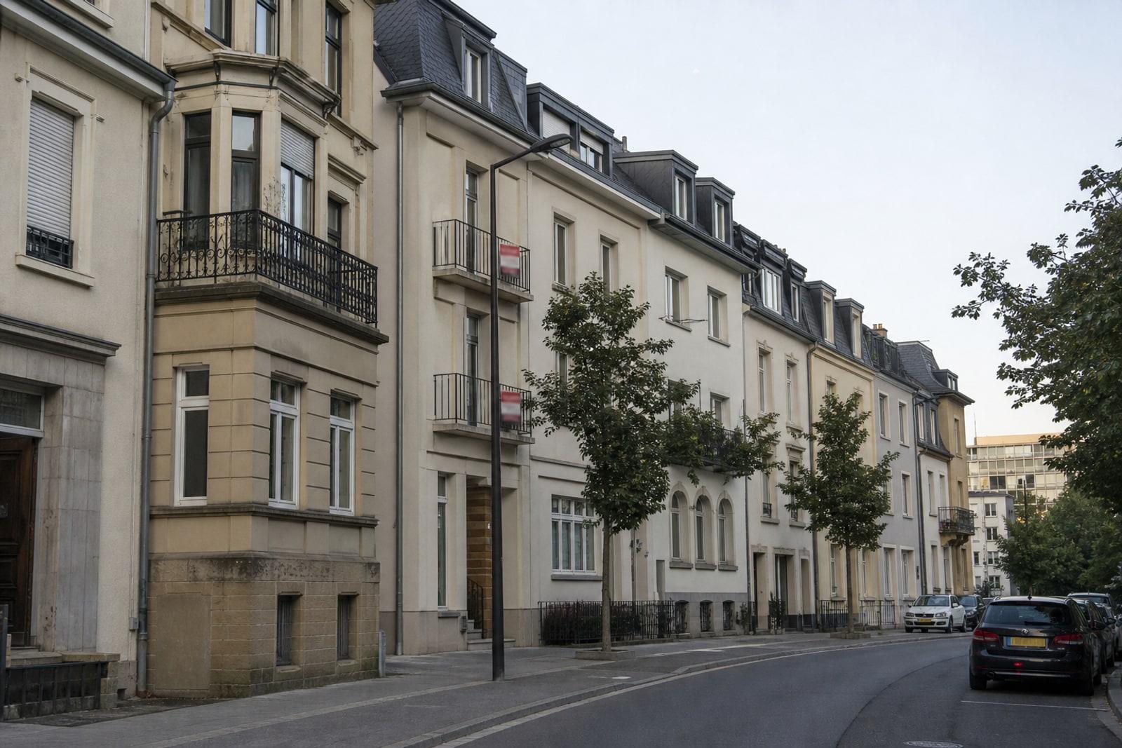 Appartementshaiser fir Locatioun zu Lampertsbierg an der Stad Lëtzebuerg