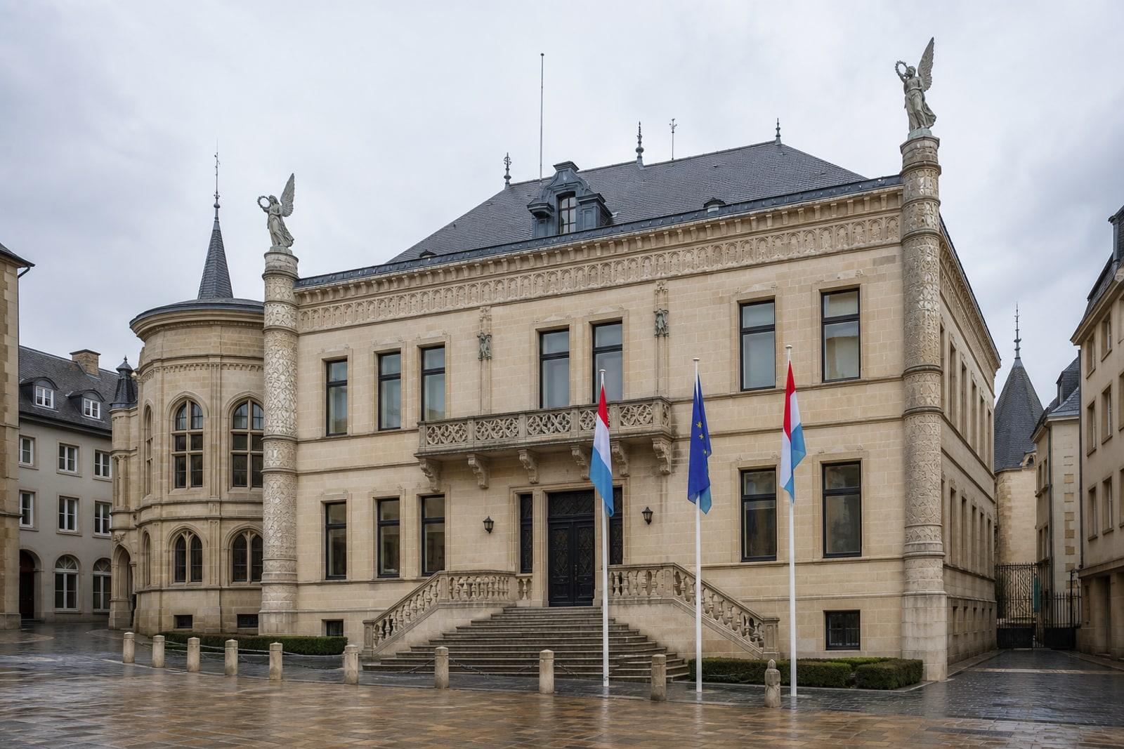 Den Hôtel de la Chambre an der Stad, wou d’Chamber fir hir Sëtzunge beienee kënnt