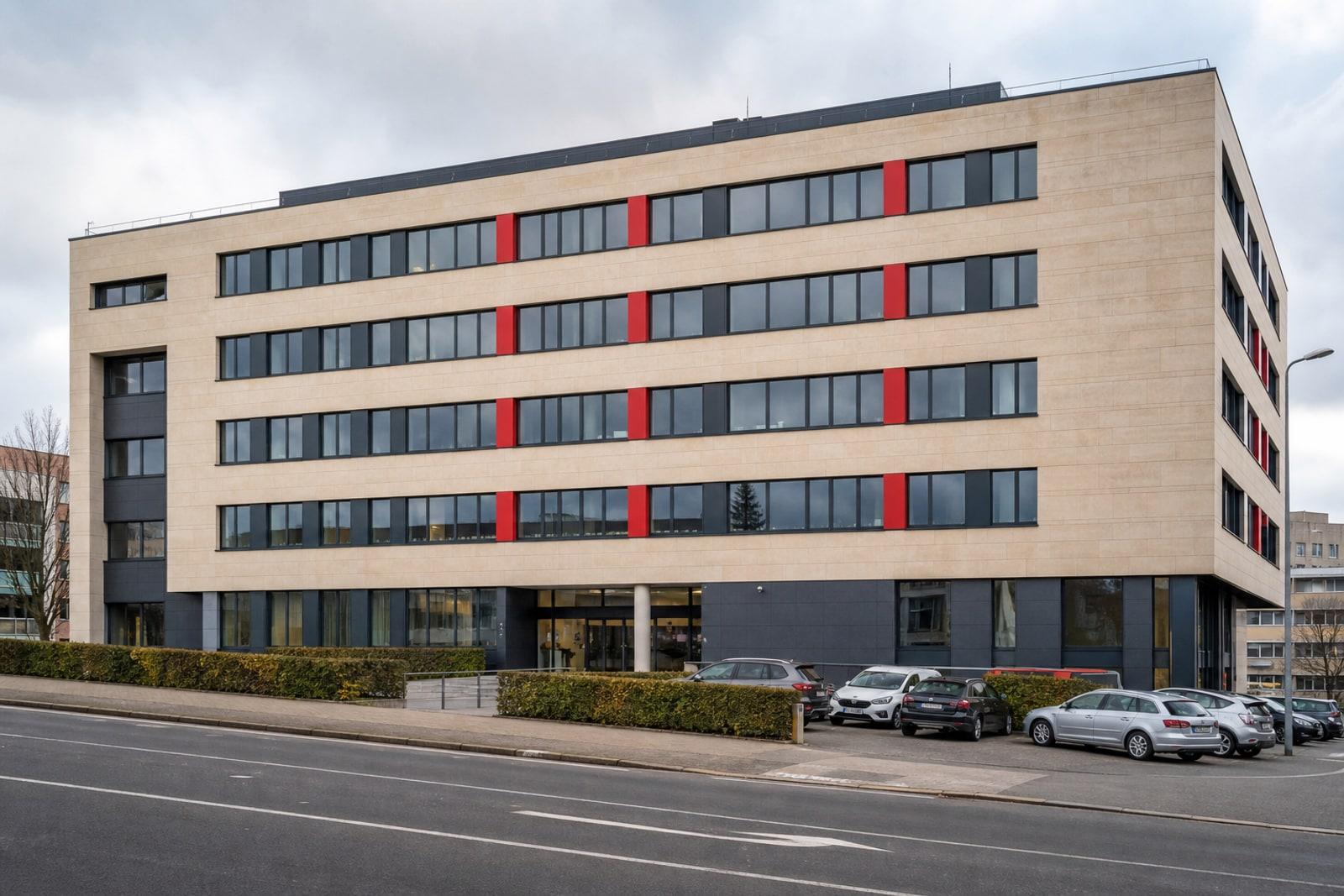 Gebäude der Generaldirektion für Einwanderung an der 26, route d’Arlon in Luxemburg-Stadt